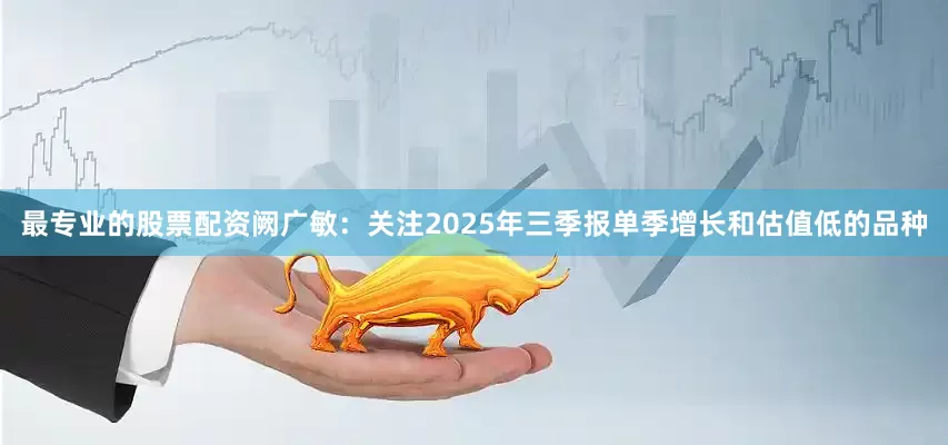 最专业的股票配资阙广敏：关注2025年三季报单季增长和估值低的品种